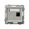 Prise d'ordinateur simple SONATA cat. 5e MMC cachemire