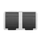 Prise double en saillie AQUANT 2K avec terre 2x2P+Z IP 55 - coloris gris 7035/7016