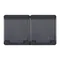 Prise double HERMES en saillie avec mise à la terre 2x2P+Z IP 44 - couleur anthracite