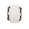Prise double Simon 55 WMDW-00200O-111 pour version IP44 avec joint (module) 16 A, 250 V~, connecteurs rapides. Rabat couleur couvercle ; blanc mat