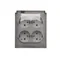 Prise en saillie Simon Aquaclick WA-CGSZ4Zx-xx-11Ax, Schuko, 4 modules, couvercle transparent avec obturateurs, IP44, 16 A, 250 V~, bornes à vis ; blanche