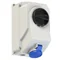 Prise fixe avec sectionneur 0-1, verrouillage mécanique, 16 A 230 V 2P+Z IP44 7513-6