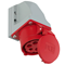 Prise fixe TURBO TWIST petit boîtier 16A 3P+N+N 400V 50/60Hz 6h IP44