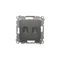 Prise HDMI double (module) anthracite métallique