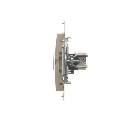 Prise HDMI double (module) doré métallisé