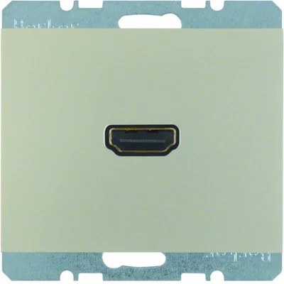 Prise HDMI K.5 en acier inoxydable laqué