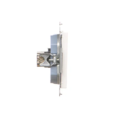 Prise HDMI Simon 55 WMDA-P95xx6-111 (module) ; Blanc mat