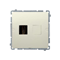 Prise HDMI simple (module) beige