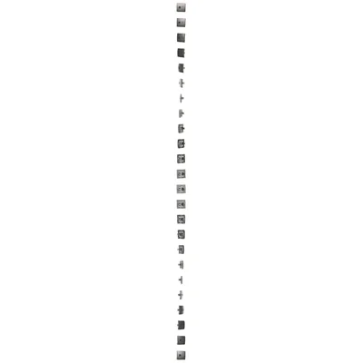 Prise HDMI simple (module) en acier inoxydable métallique
