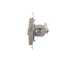Prise informatique double RJ45, catégorie 6, blindée avec cache anti-poussière (module) or (métallique)