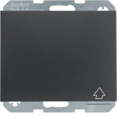 Prise K.1 SCHUKO avec couvercle à fermeture automatique IP44 anthracite mat verni