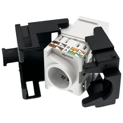 Prise Keystone non blindée Q-LANTEC UTP Cat.6 RJ45 sans outil