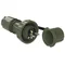 Prise militaire portable NAUTILUS avec couvercle UNI-SCHUKO 16A 2P+Z 230V 50/60Hz IP66/68, contacts nickelés