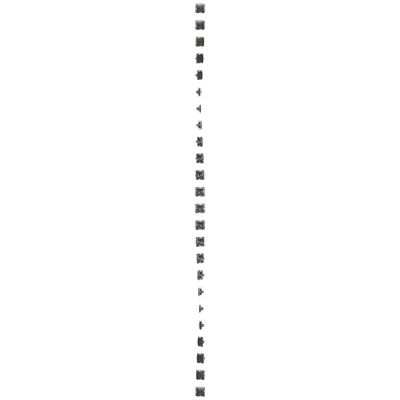Prise ordinateur double RJ45 catégorie 6 avec cache anti-poussière (module) anthracite (métallique)