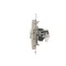 Prise ordinateur double RJ45 catégorie 6 avec cache anti-poussière (module) crème
