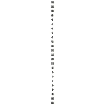 Prise ordinateur double RJ45, catégorie 6, blindée avec cache anti-poussière (module) anthracite (métallique)
