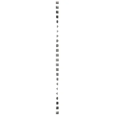 Prise ordinateur RJ45 cat.6 simple blindée inox métallique
