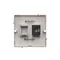Prise ordinateur RJ45 simple cat.5e (module) inox (métallique)