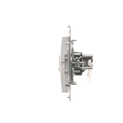 Prise ordinateur simple RJ45 catégorie 6 avec cache anti-poussière (module) blanc