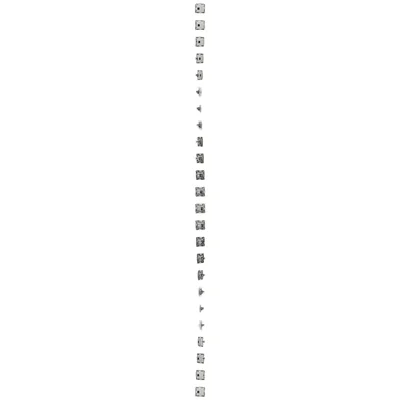 Prise ordinateur simple RJ45 catégorie 6 avec cache anti-poussière (module) blanc