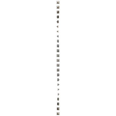 Prise ordinateur simple RJ45, catégorie 6, blindée avec cache anti-poussière (module) or (métallique)