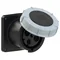 Prise panneau droit POWER TWIST 125A 3P+T 500V 50/60Hz 7h IP66/67, bride 120X120, entraxe 100X100
