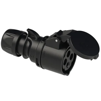 Prise portable SHARK 16A 3P+Z 400V 50/60Hz 6H IP44, série MIDNIGHT
