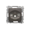 Prise R-TV-DATA (module) bronze métallisé mat