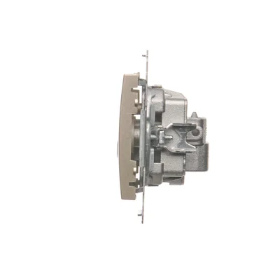 Prise R-TV-DATA (module) or (métallique)