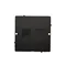 Prise RJ45 simple Simon Basic WMUK-0510F2-Y011, catégorie 5e (module). Fixation par vis sur boîtier ; noire