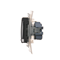 Prise Schuko pour version IP44 avec obturateurs et joint de cadre (module) 230V, anthracite métallique