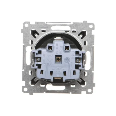 Prise Schuko Simon 54 WMDW-03111x-049 avec obturateurs (module) 16 A, 250 V~, bornes à vis ; noire