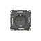 Prise Schuko Simon 55 WMDW-021111-149 avec obturateurs (module) 16 A, 250 V~, connecteurs rapides ; noir mat