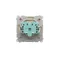Prise Schuko Simon Basic WMBW-53111x-9011 pour version IP44 avec obturateurs (module) 16 A, 250 V~, bornes à vis ; volet transparent ; beige