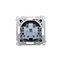 Prise Simon 54 WMDW-50121x-049 pour version IP44 sans joint (module) 16 A, 250 V~, bornes à vis, noire *Joint de cadre requis