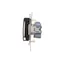 Prise Simon 54 WMDW-53111x-049 pour version IP44 AVEC JOINT (module) 16 A, 250 V~, bornes à vis, clapet transparent ; noir *Joint pour châssis S54 PREMIUM