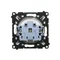 Prise Simon 55 WMDW-001111-111 sans terre avec obturateurs (module) 16 A, 250 V~, connecteurs rapides ; blanc mat