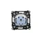 Prise Simon 55 WMDW-50122x-111 pour version IP44 sans joint (module) 16 A, 250 V~, connecteurs rapides. Rabat couleur couvercle ; blanc mat