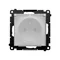 Prise Simon 55 WMDW-50122x-114A pour version IP44 sans joint (module) 16 A, 250 V~, connecteurs rapides. Rabat transparent ; gris clair mat