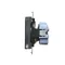 Prise Simon 55 WMDW-50122x-116A pour version IP44 sans joint (module) 16 A, 250 V~, connecteurs rapides. Rabat transparent ; graphite mat