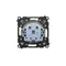 Prise Simon 55 WMDW-50122x-144 pour version IP44 sans joint (module) 16 A, 250 V~, connecteurs rapides. Rabat couleur champagne mat.