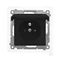 Prise Simon 55 WMDW-50122x-149 pour version IP44 sans joint (module) 16 A, 250 V~, connecteurs rapides. Rabat couleur couvercle ; noir mat