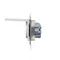Prise Simon 55 WMDW-50123x-111 pour version IP44 avec joint (module) 16 A, 250 V~, connecteurs rapides. Rabat couleur couvercle ; blanc mat