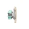 Prise Simon Basic WMUW-00110C-9021 avec mise à la terre (module) 16 A, 250 V~, connecteurs rapides ; beige