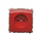 Prise simple (module) 230V, aluminium métallisé