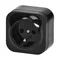 Prise simple n/t ToDo 2P+Z IP20, 16 A, 230 V CA, noire