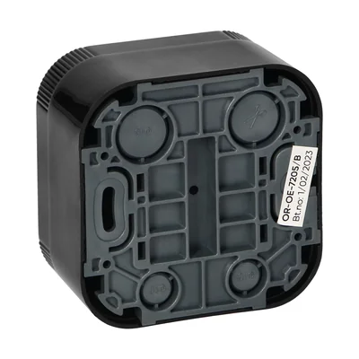 Prise simple n/t ToDo 2P+Z IP20, 16 A, 230 V CA, noire