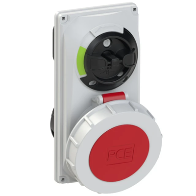 Prise tableau avec interrupteur 32A 3P+Z+N 400V 50/60Hz 6h IP67