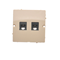 Prise téléphonique double RJ11 (module) beige