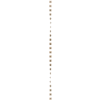 Prise téléphonique double RJ11 (module) beige
